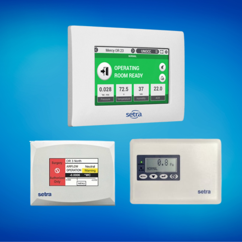 Room Pressure Monitors setra